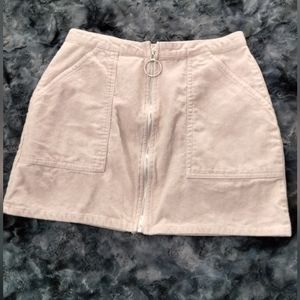Chole and Katie, dusty pink corduroy skirt. Size:L
